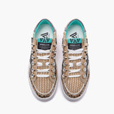 Emanuelle Vee Soledad 900-22 Multi Ivory - Sneakers Pelle e Raffia | Peccatidistile