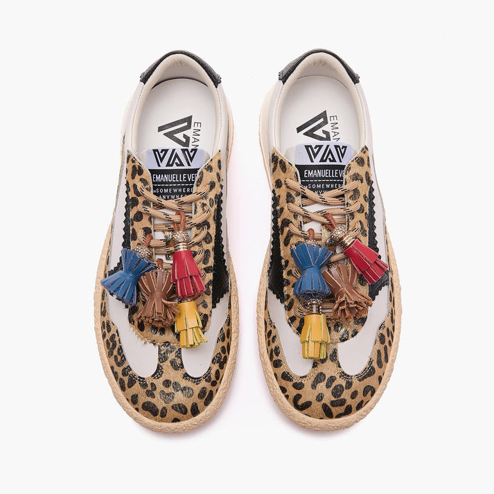 Emanuelle Vee Sneakers 461P-903-100 - Sneakers Flat in Pelle Bianca | Peccatidistile