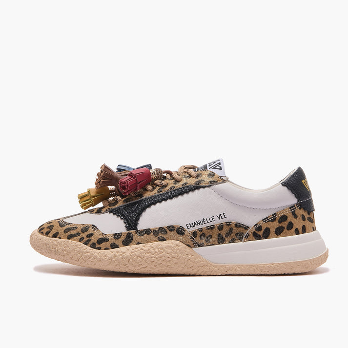 Emanuelle Vee Sneakers 461P-903-100 - Sneakers Flat in Pelle Bianca | Peccatidistile