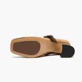 Décolleté Donna Emanuélle Vee Molly 403-15 Multicolor in Camoscio – Scarpe Color Block Punta Quadra con Tacco 8 cm e Cinturino