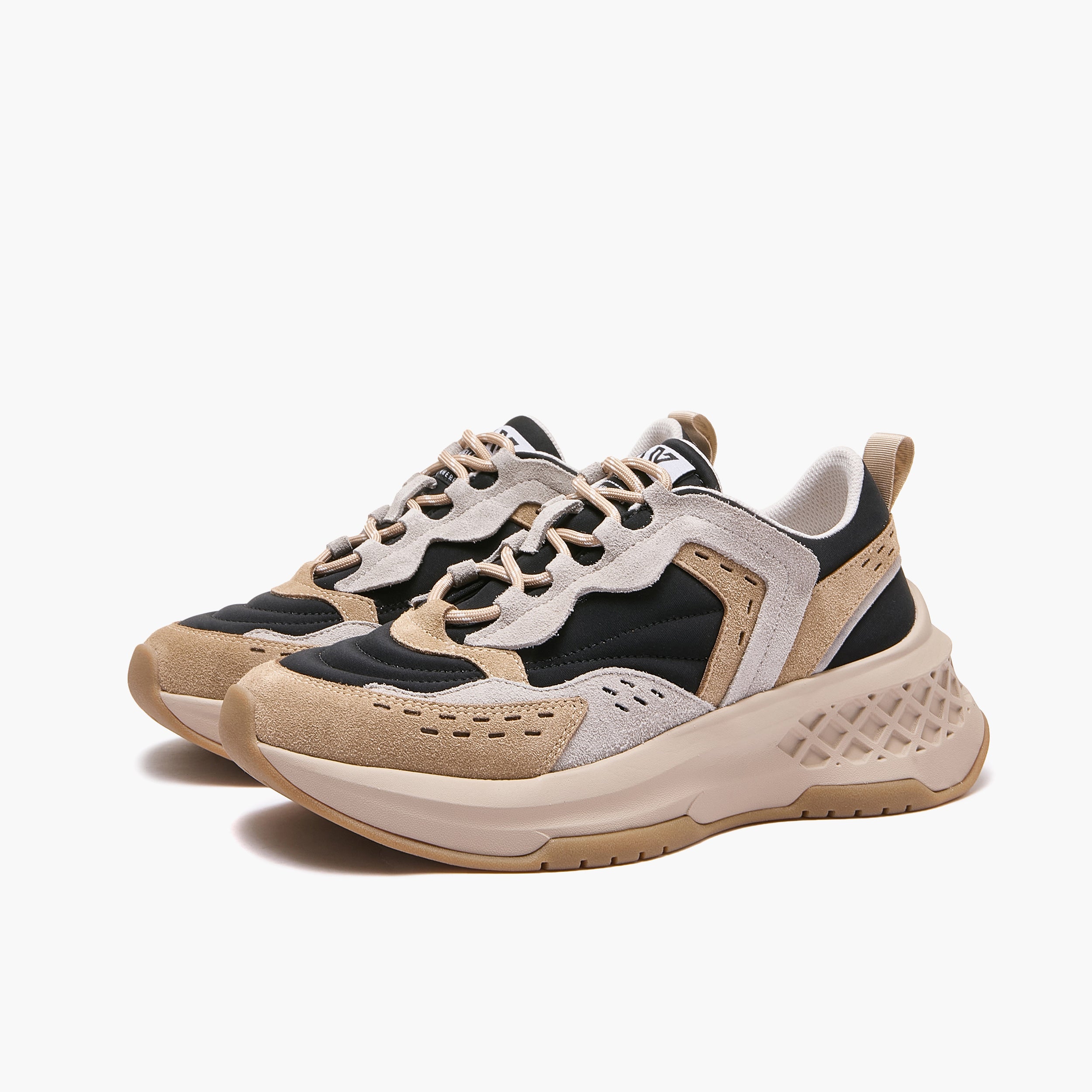 Sneakers Chunky Donna Emanuélle Vee Arcade 101-15 – Scarpe Color-Block Suola Alta 5,5 cm