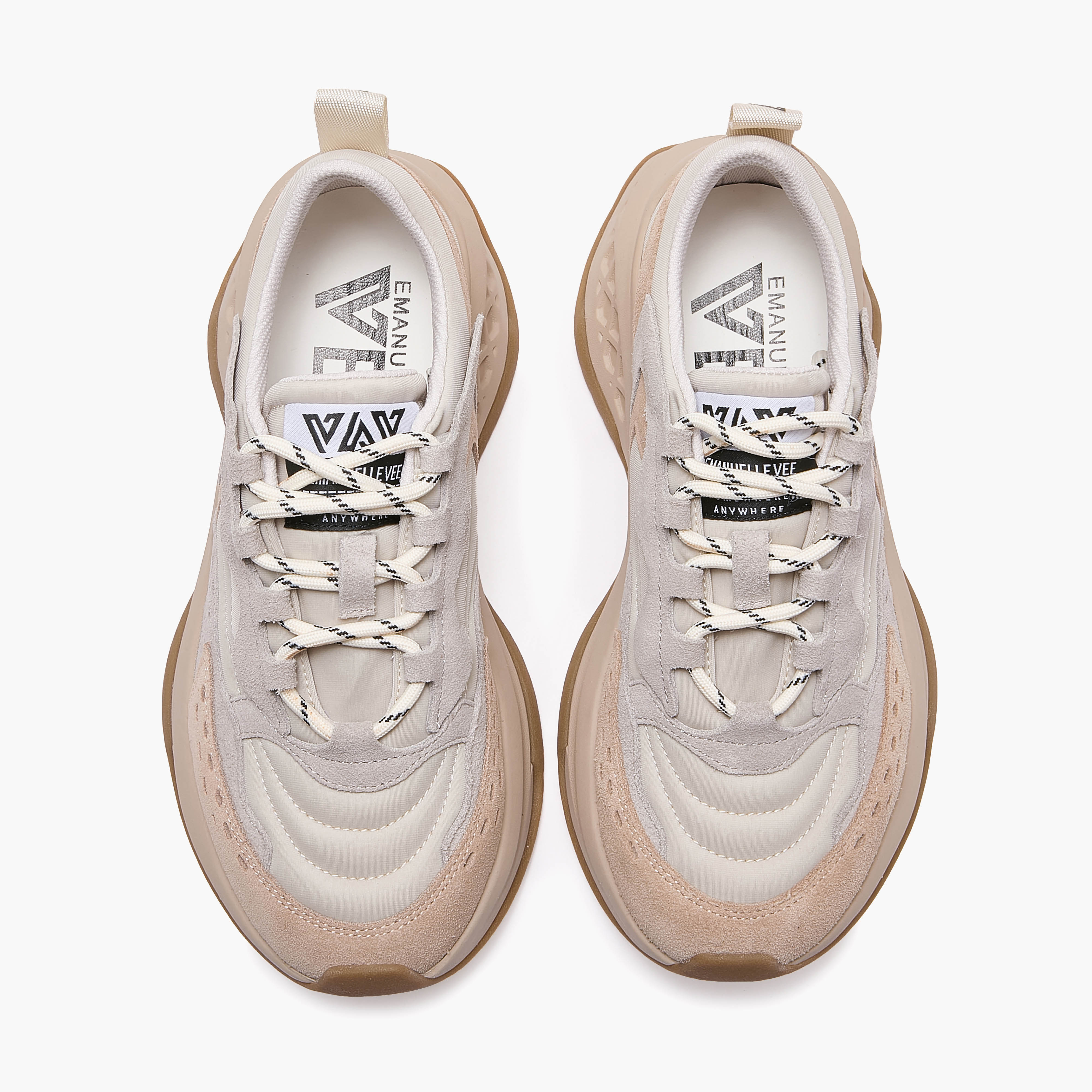 Sneakers Chunky Donna Emanuélle Vee Arcade 101-15 – Scarpe Color-Block Suola Alta 5,5 cm