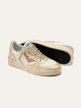 Sneaker Hyper bianca-oro 4B12