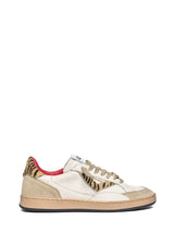 4B12 Playnew D229 – Sneaker Donna Bianco / Leo / Oro