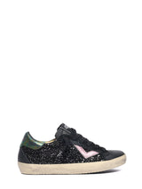 4B12 Suprime D329 – Sneaker Donna in Glitter & Tessuto