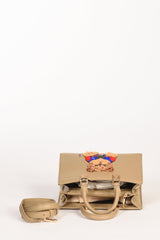 Mini Tote Marvin Mini Taupe – Rue Madam Paris | Eco-Fur Made in Italy