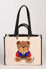 Borsa Marvin TW BIANCO– Rue Madam Paris | Eco-Fur Made in Italy