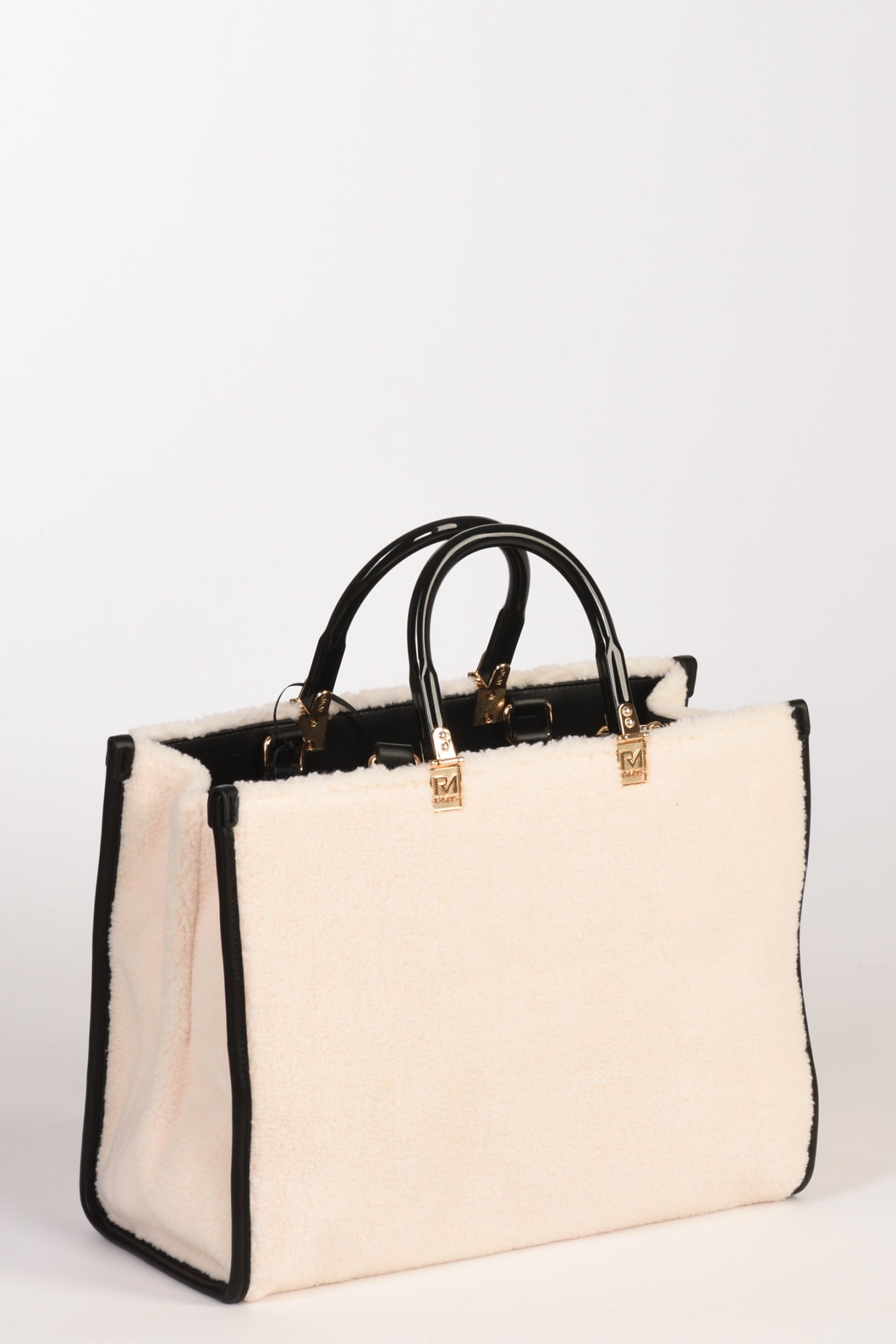 Borsa Marvin TW BIANCO– Rue Madam Paris | Eco-Fur Made in Italy