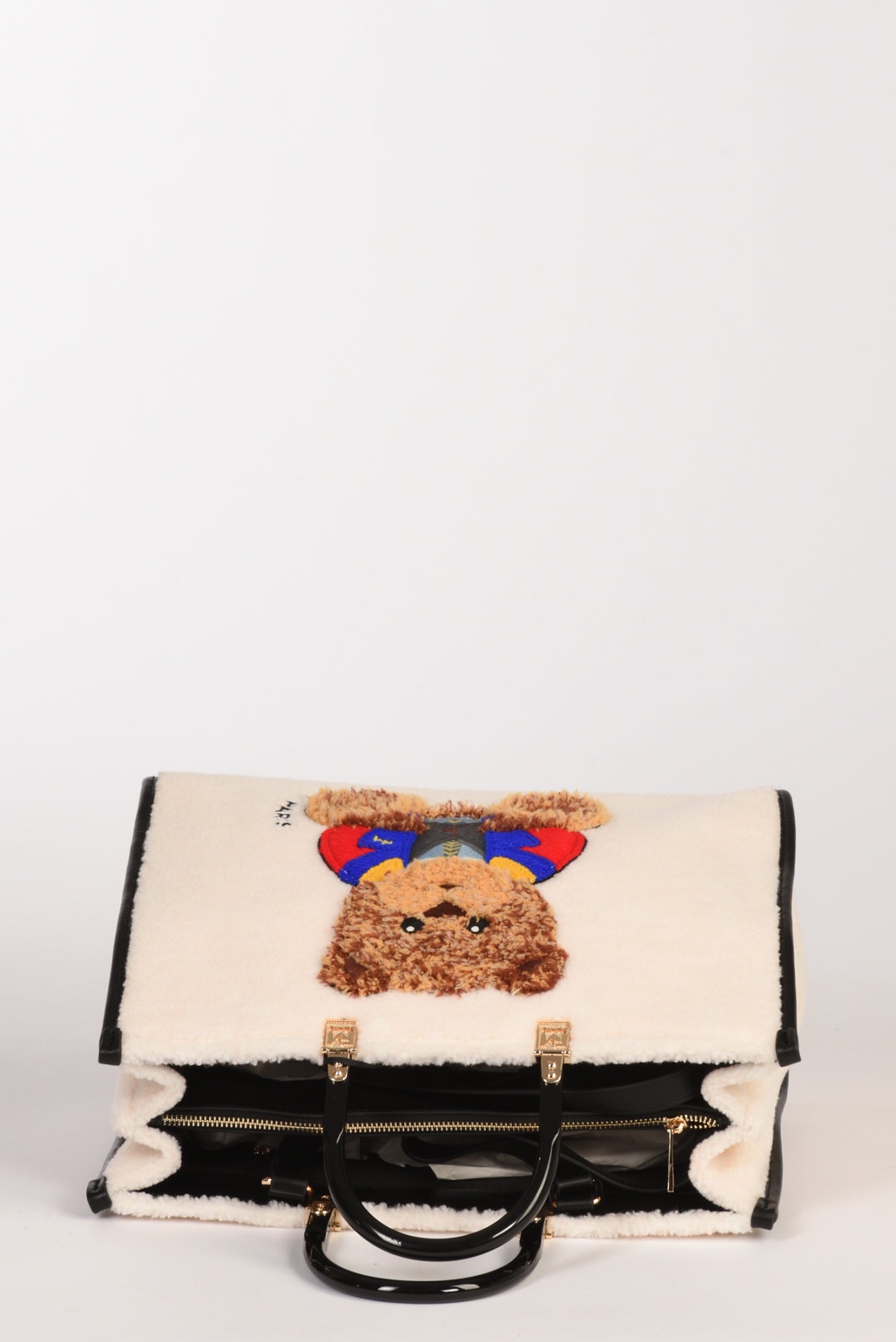 Borsa Marvin TW BIANCO– Rue Madam Paris | Eco-Fur Made in Italy