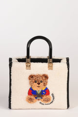 Mini Tote MARVIN Winter Butter BIANCO – Rue Madam Paris | Eco-fur Made in Italy