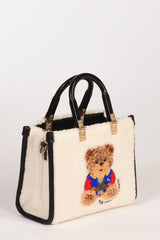 Mini Tote MARVIN Winter Butter BIANCO – Rue Madam Paris | Eco-fur Made in Italy