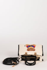 Mini Tote MARVIN Winter Butter BIANCO – Rue Madam Paris | Eco-fur Made in Italy