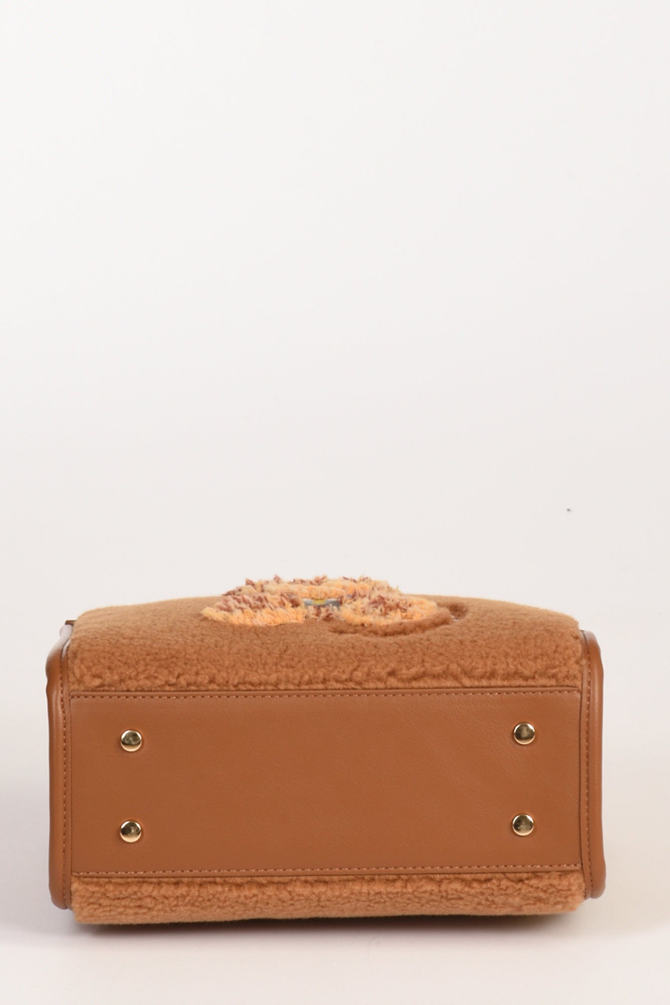 Mini Tote MARVIN Winter Butter marrone – Rue Madam Paris | Eco-fur Made in Italy