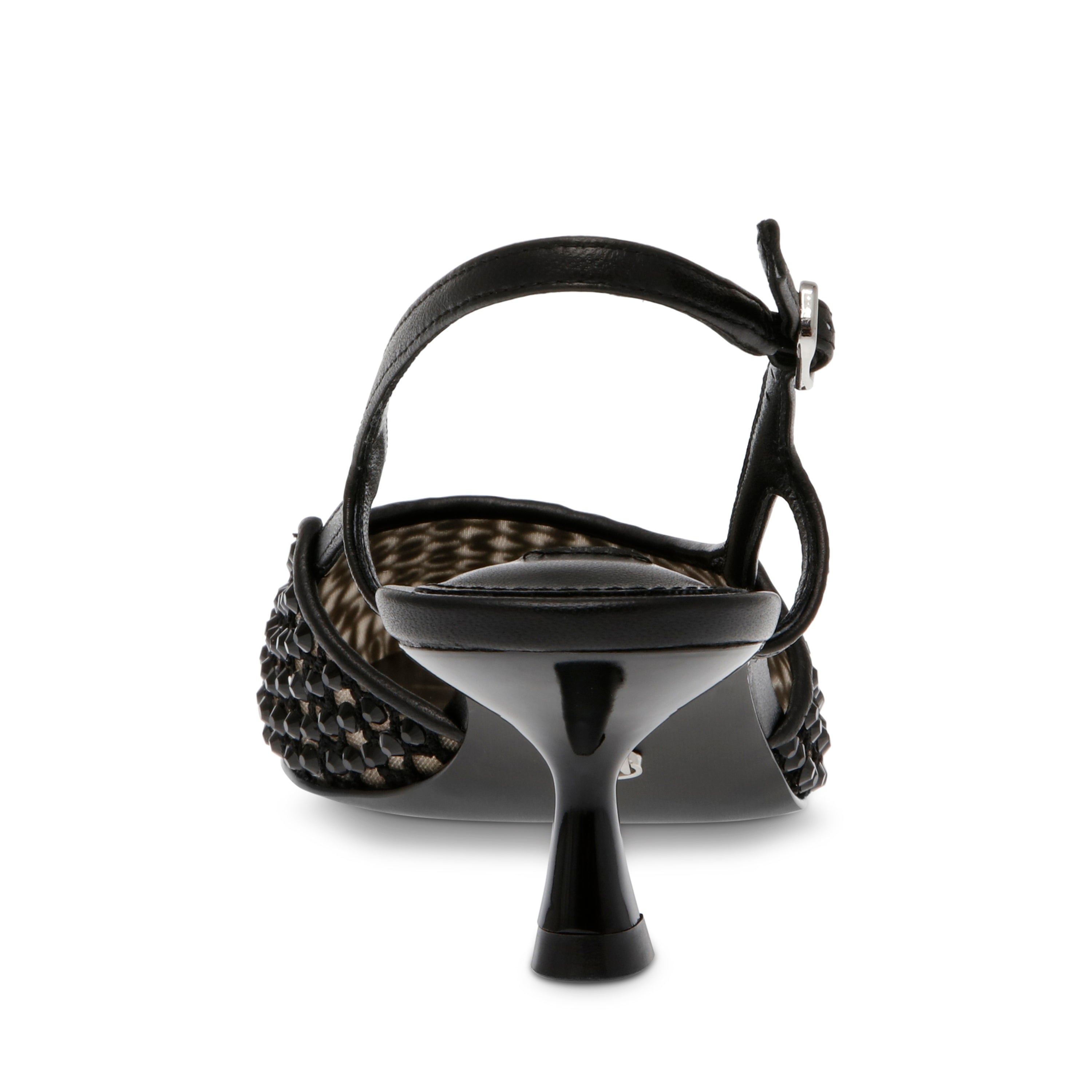 Slingback Legaci nera con strass neri Steve Madden