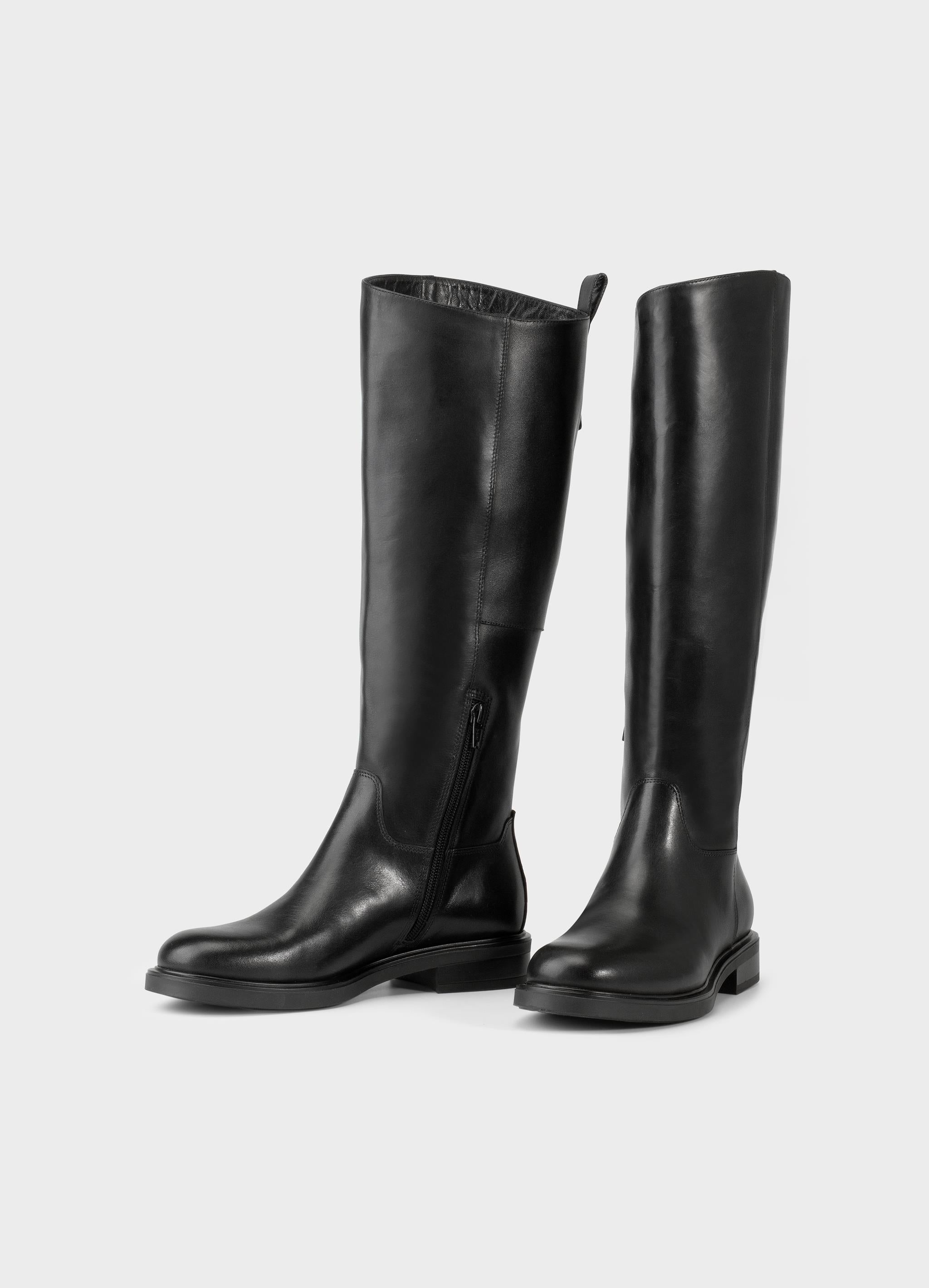 Stivali Cavallerizza Donna Vagabond Freya in Pelle Nera – Stivali da Equitazione Bassi