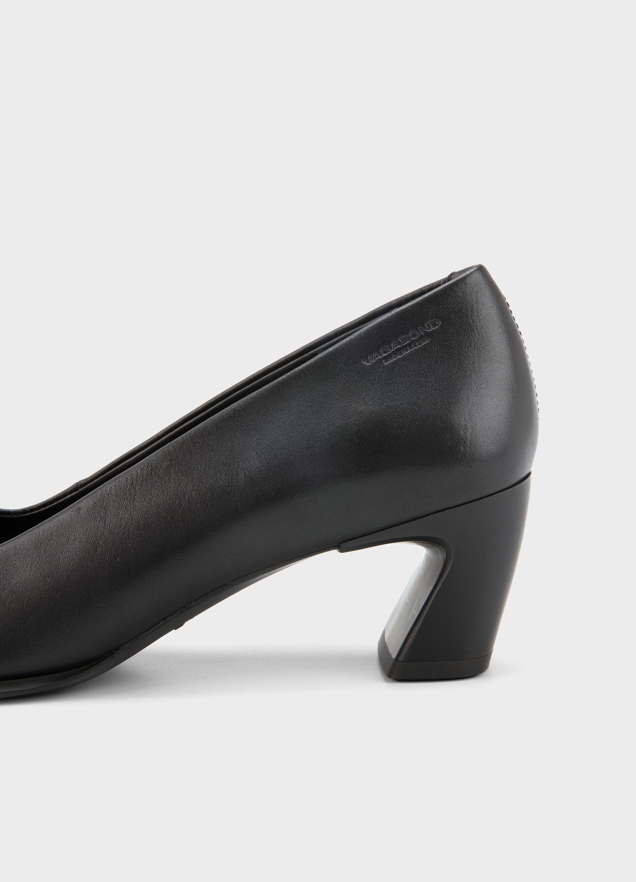 Décolleté Donna Vagabond Ilona in Pelle Nera – Scarpe Eleganti a Punta con Tacco Scolpito 47 mm