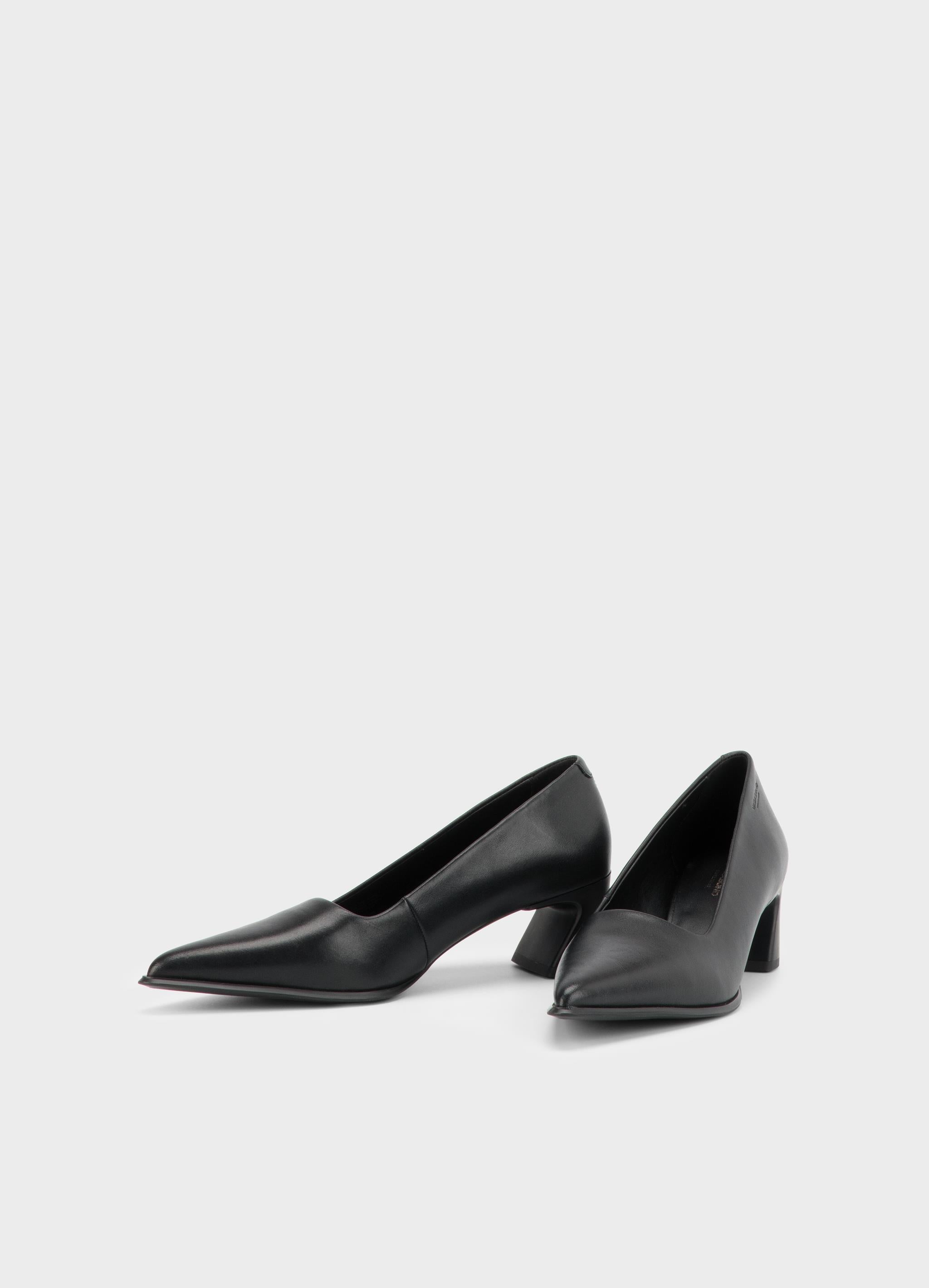 Décolleté Donna Vagabond Ilona in Pelle Nera – Scarpe Eleganti a Punta con Tacco Scolpito 47 mm