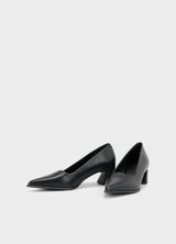 Décolleté Donna Vagabond Ilona in Pelle Nera – Scarpe Eleganti a Punta con Tacco Scolpito 47 mm