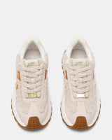 Sneakers Chunky Donna Steve Madden Supercampo F Bone in Camoscio e Shearling – Platform Tacco 6,5 cm