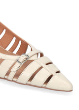 Slingback Bibi Lou Ali – Tacco Medio in Pelle Off-White