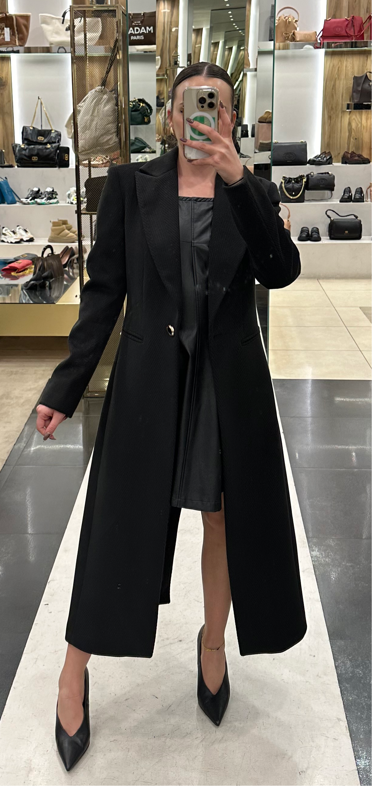 Cappotto Nero Corto Avvitato Cappottino Corto Nero Donna