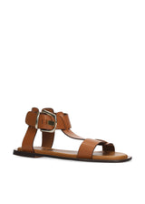 Sandalo Sunny Bibi Lou – Sandalo Flat in Pelle Cuoio Linea Essential