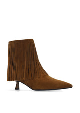 Bibi Lou Mizar Booties 45 81711 Cuero – Stivaletto in Camoscio con Frange