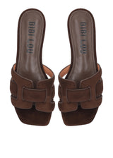 Ciabatta flat testa di moro fascia intrecciata Bibi Lou