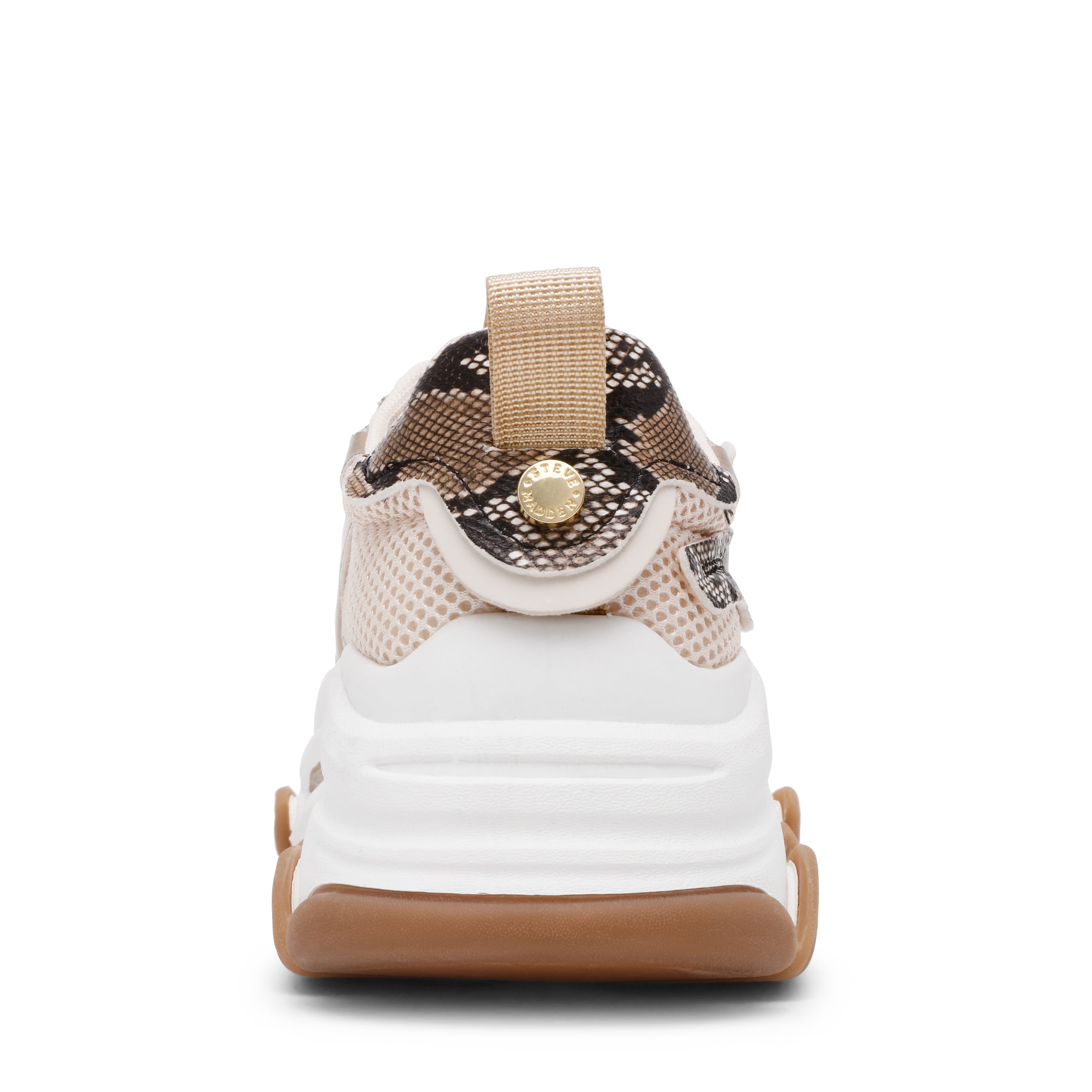 Steve Madden Possession-E Bronzo - Sneakers Chunky Metallizzate inserti rettile | Peccatidistile