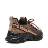 Sneaker MIstica marrone e nera con strass Steve Madden