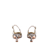 Slingback Sergio Levantesi Edda in Pelle Pitonata – Fascino Exotic e Comfort Artigianale