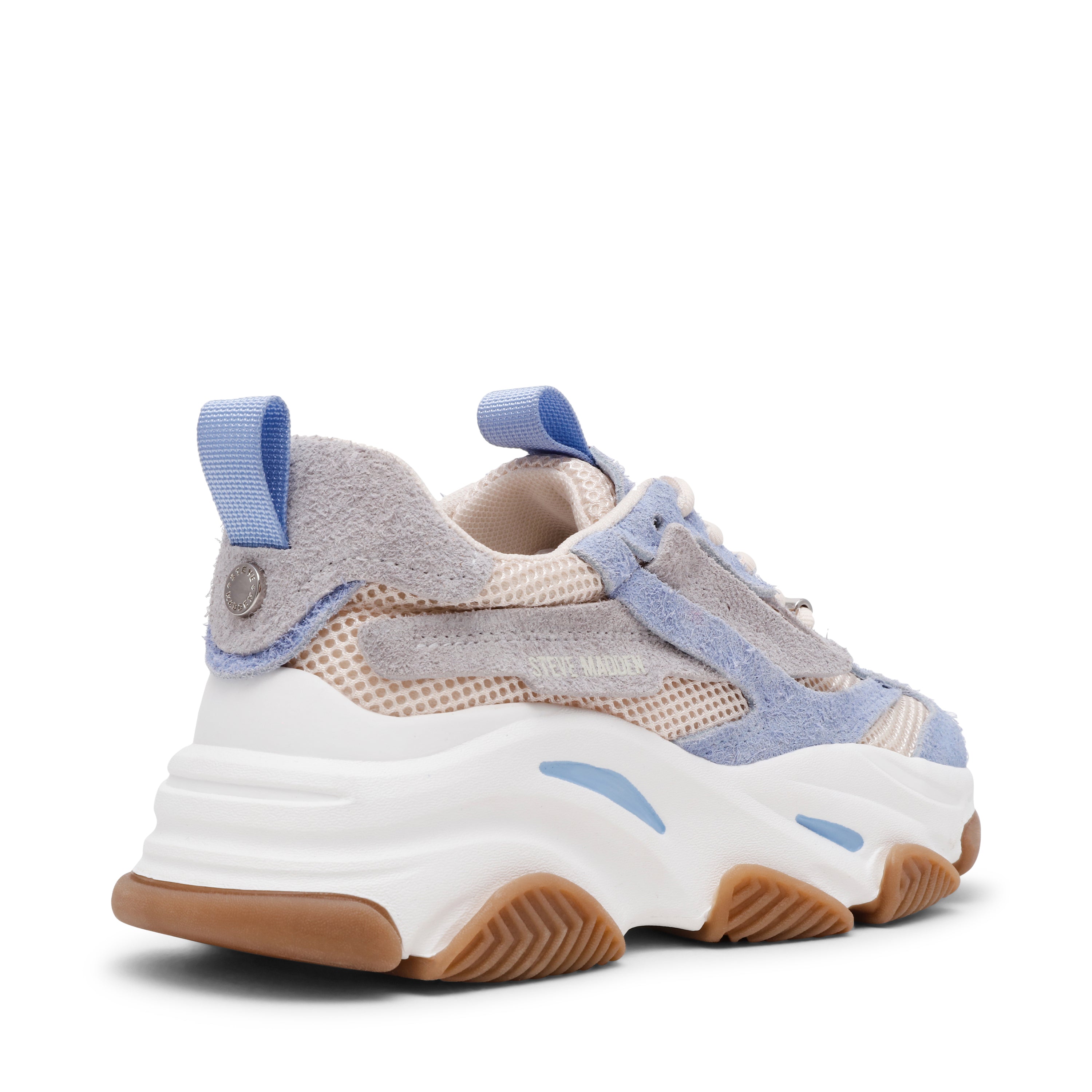 Steve Madden Possession-E Grigio-Blu - Sneakers Chunky Urban | Peccatidistile