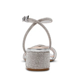 Sandalo Steve Madden Cerena Argento – Eleganza Scintillante e Design Glamour