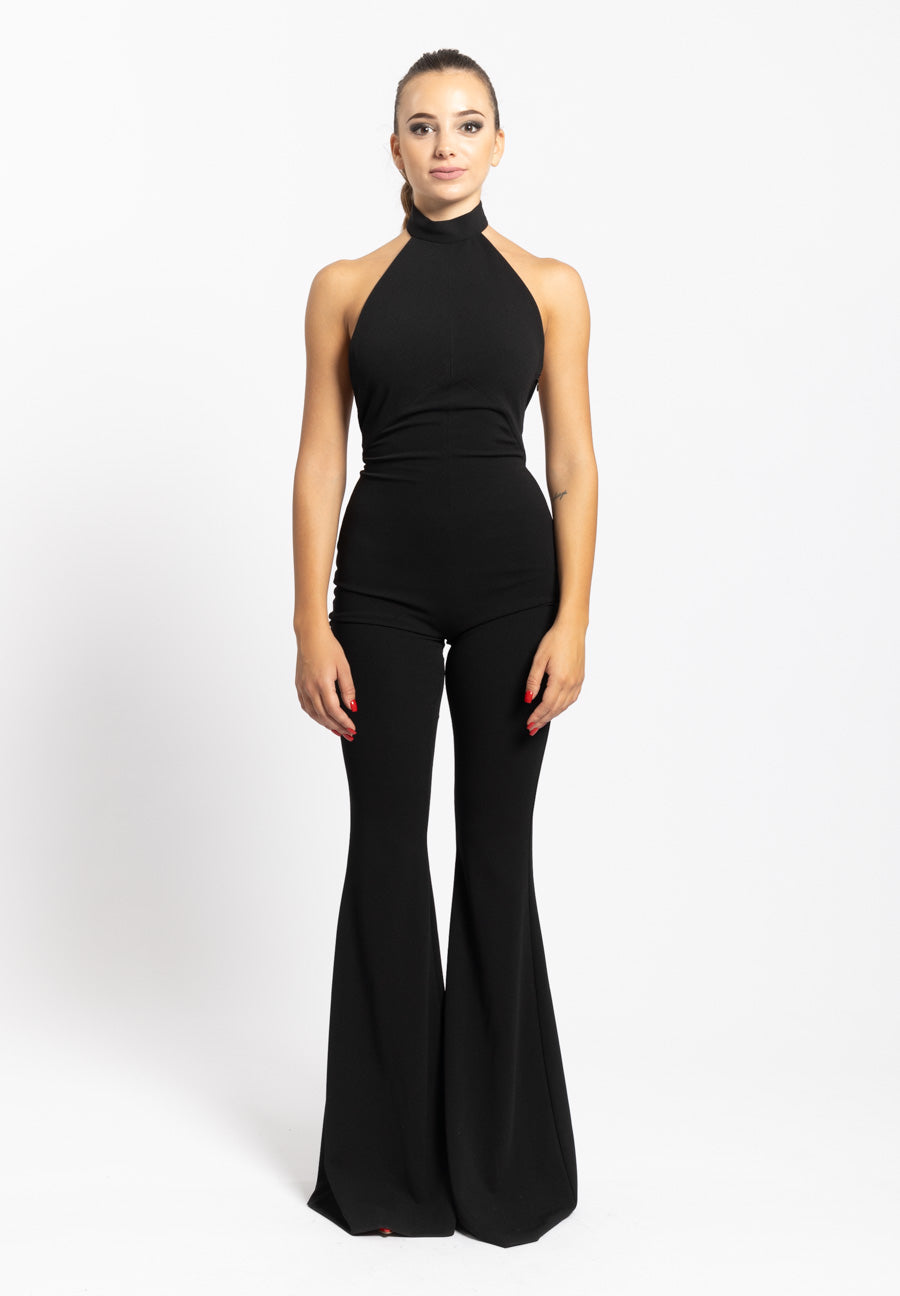 Tuta Heart Jumpsuit nera Aniye By