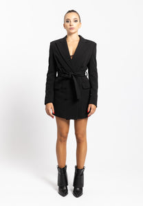 aaaaaBlazer Dress Elly nero Aniye By