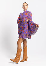 Carica l&#39;immagine nel visualizzatore di Gallery, Abito Butterfly Dolly Dress viola Aniye By