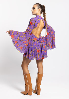Abito Butterfly Dolly Dress viola Aniye By