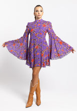 Carica l&#39;immagine nel visualizzatore di Gallery, Abito Butterfly Dolly Dress viola Aniye By