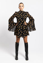 Carica l&#39;immagine nel visualizzatore di Gallery, Abito Butterfly Dolly Dress nero Aniye By