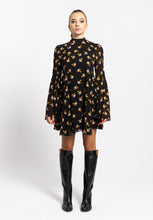 Carica l&#39;immagine nel visualizzatore di Gallery, Abito Butterfly Dolly Dress nero Aniye By
