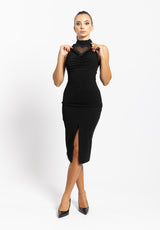 Tubino Heart Mindi Dress nero Aniye By