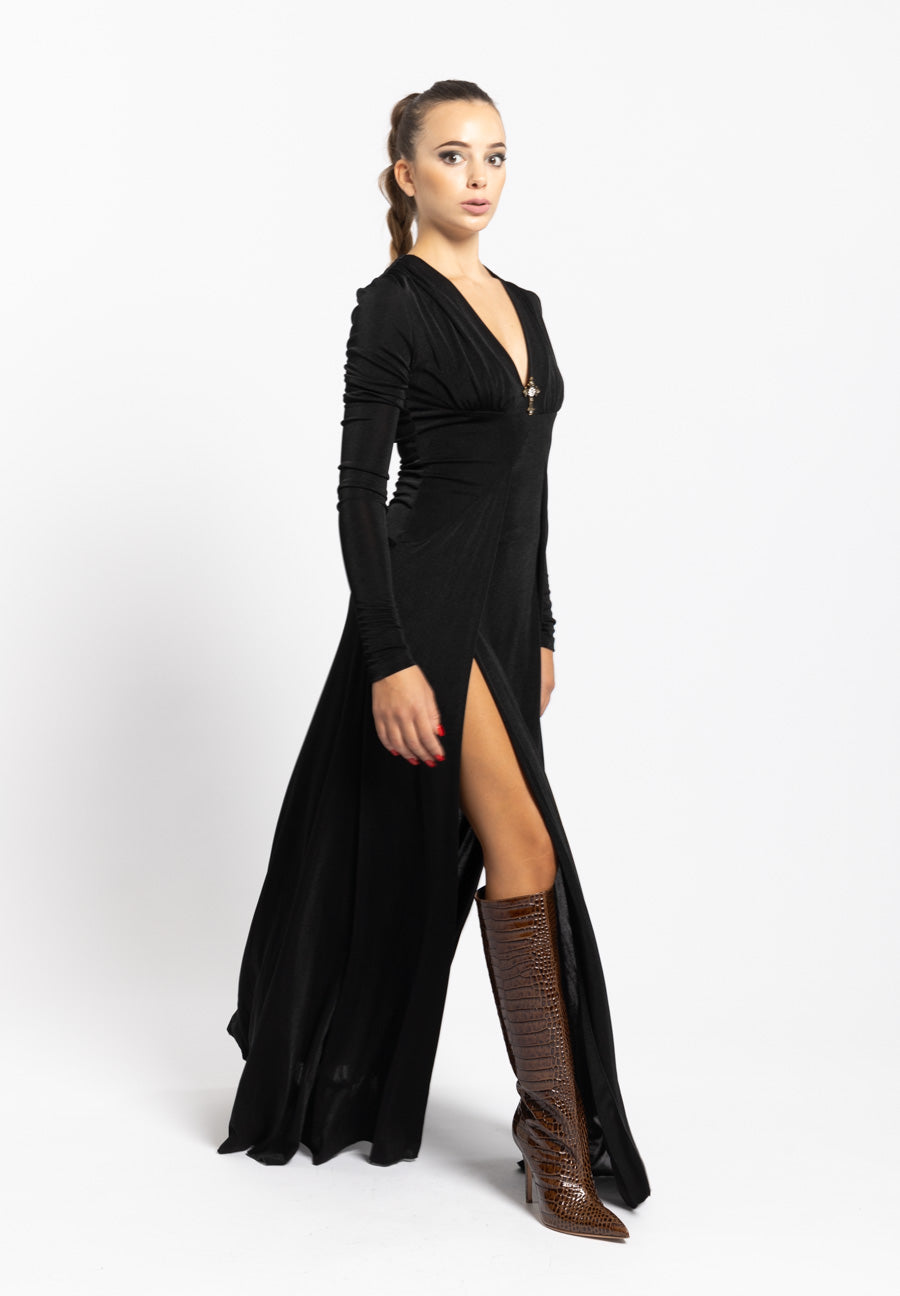 Abito Long Dress Tessa nero Aniye By