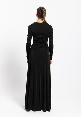 Abito Long Dress Tessa nero Aniye By