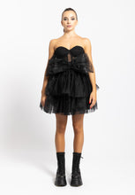 Carica l&#39;immagine nel visualizzatore di Gallery, Abito Tull Ribbon Dress Nero Aniye By