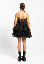 Carica l&#39;immagine nel visualizzatore di Gallery, Abito Tull Ribbon Dress Nero Aniye By