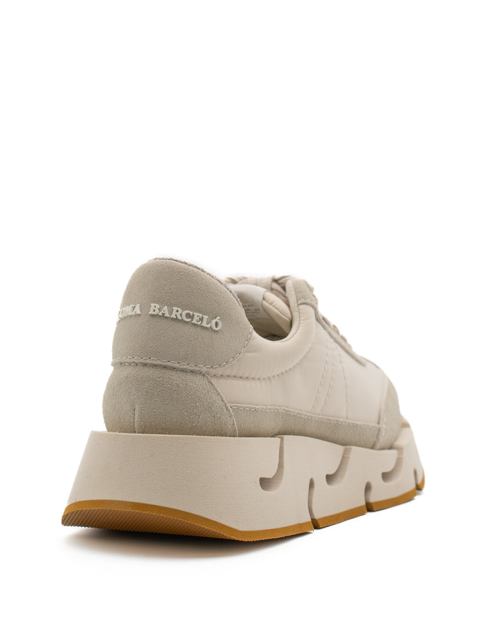 Sneakers Platform Paloma Barceló Agata Nylon Off-White – Design Futurist și Confort Urban