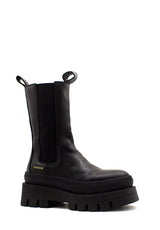 Stivaletto chelsea nero con platform Copenhagen