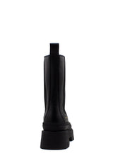 Stivaletto chelsea nero con platform Copenhagen