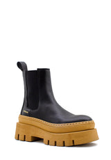 Stivaletto chelsea nero e cognac Copenhagen