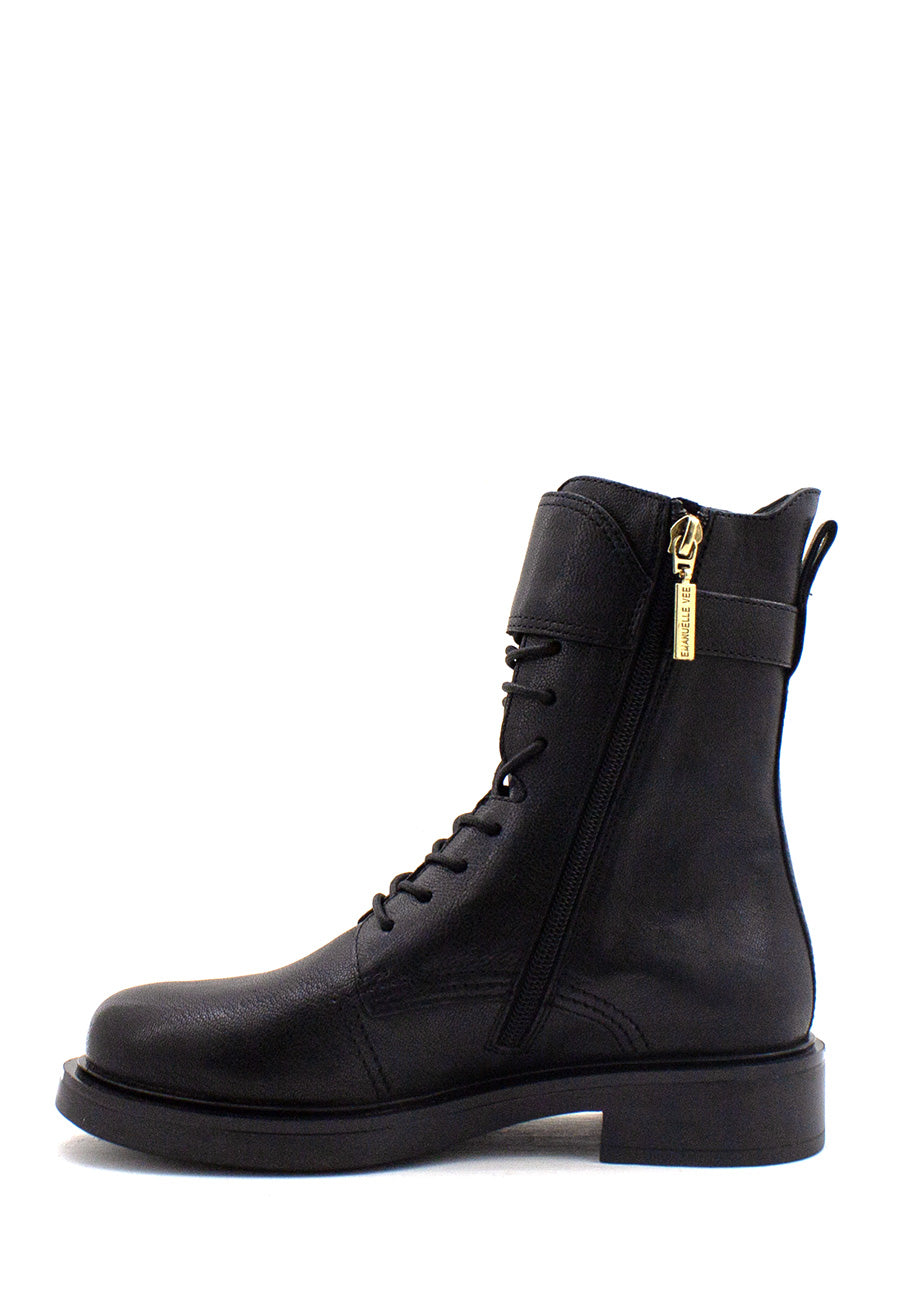 Anfibio nero con accessorio oro Emanuelle Vee